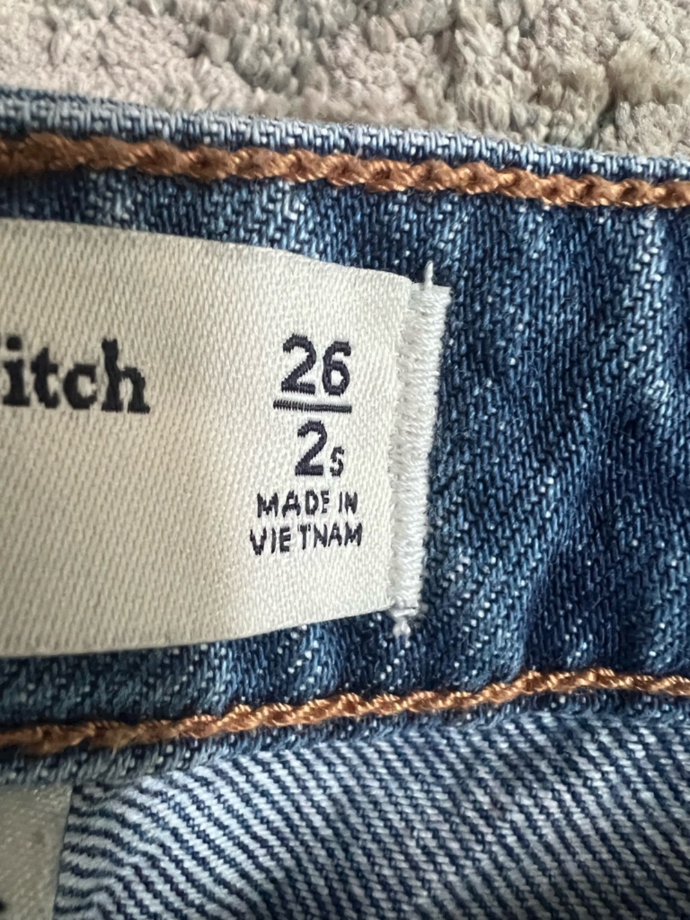 Abercrombie & Fitch Women's Blue Wide Leg Jeans - Picture 3 of 6